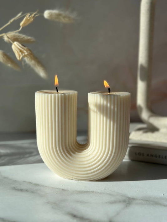 U Shaped Candle