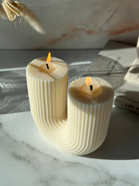 U Shaped Candle