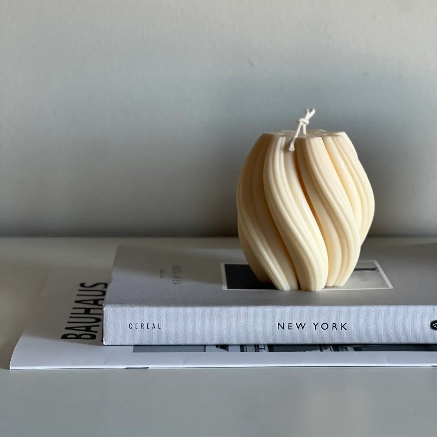 Swirl Sculptural Candle