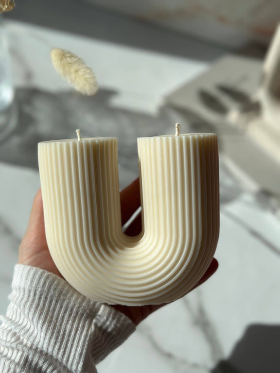 U Shaped Candle